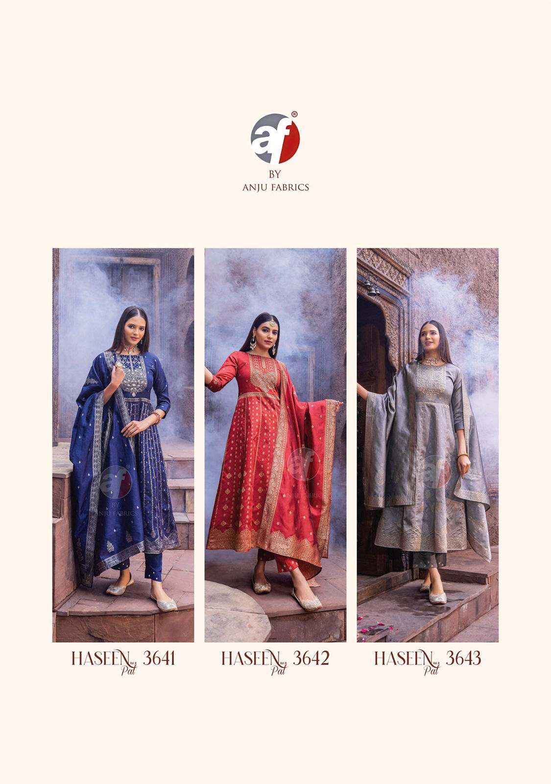 Haseen Pal Vol 9 By Af Wedding Wear Readymade Suits Wholesale Shop In Surat